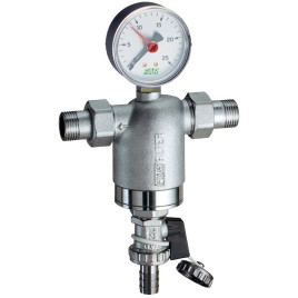 Фильтр FAR НР-НР, с манометром, 100мкм 1/2"