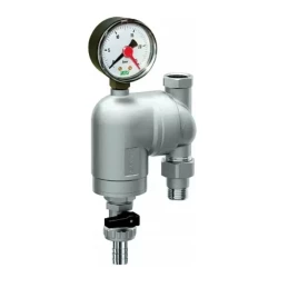 Фильтр FAR 100мкм, с манометром. Поворотное соединение 1/2" ВР-НР 