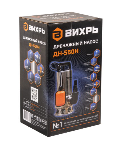 Дренажный насос Вихрь ДН-550Н 68/2/4