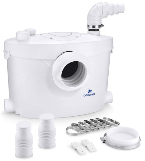 Канализационный туалетный насос измельчитель AquaTIM  AM-STP-400UP