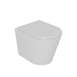 Унитаз D&amp;K подвесной безободковый (торнадо), сиденье микролифт Venice (DT1026516)