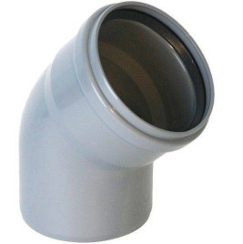 Уголок канализационный 45° Политэк Ф110